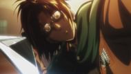 Hange as seen in the Attack on Titan anime. (Image via WIT Studio)